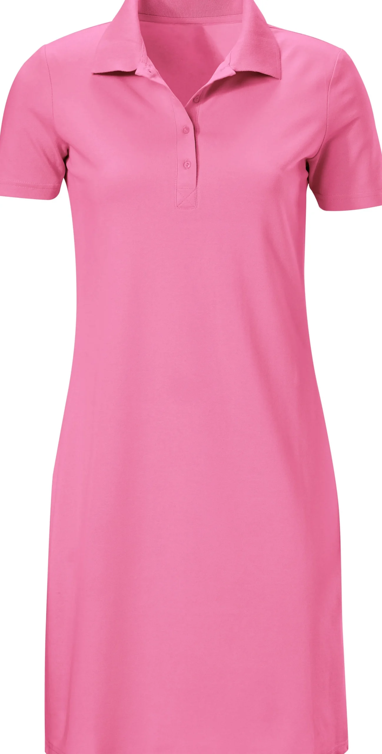 Kleider|heine Polokleid pink