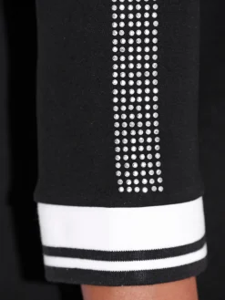 Kleider| Polokleid im hochwertigen Modal-Mix schwarz
