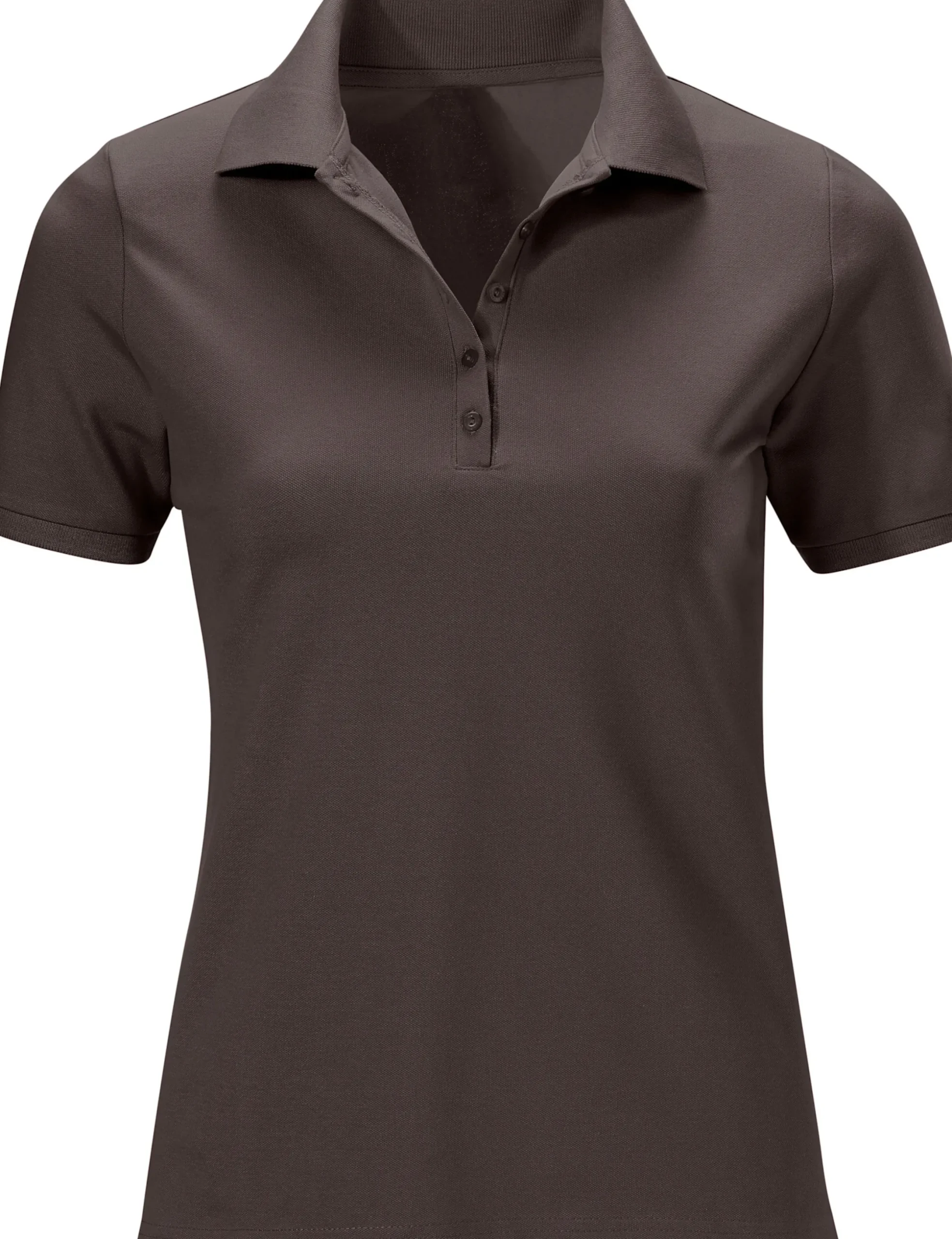 Strandmode|Shirts|heine Poloshirt in Pikee-Qualität braun