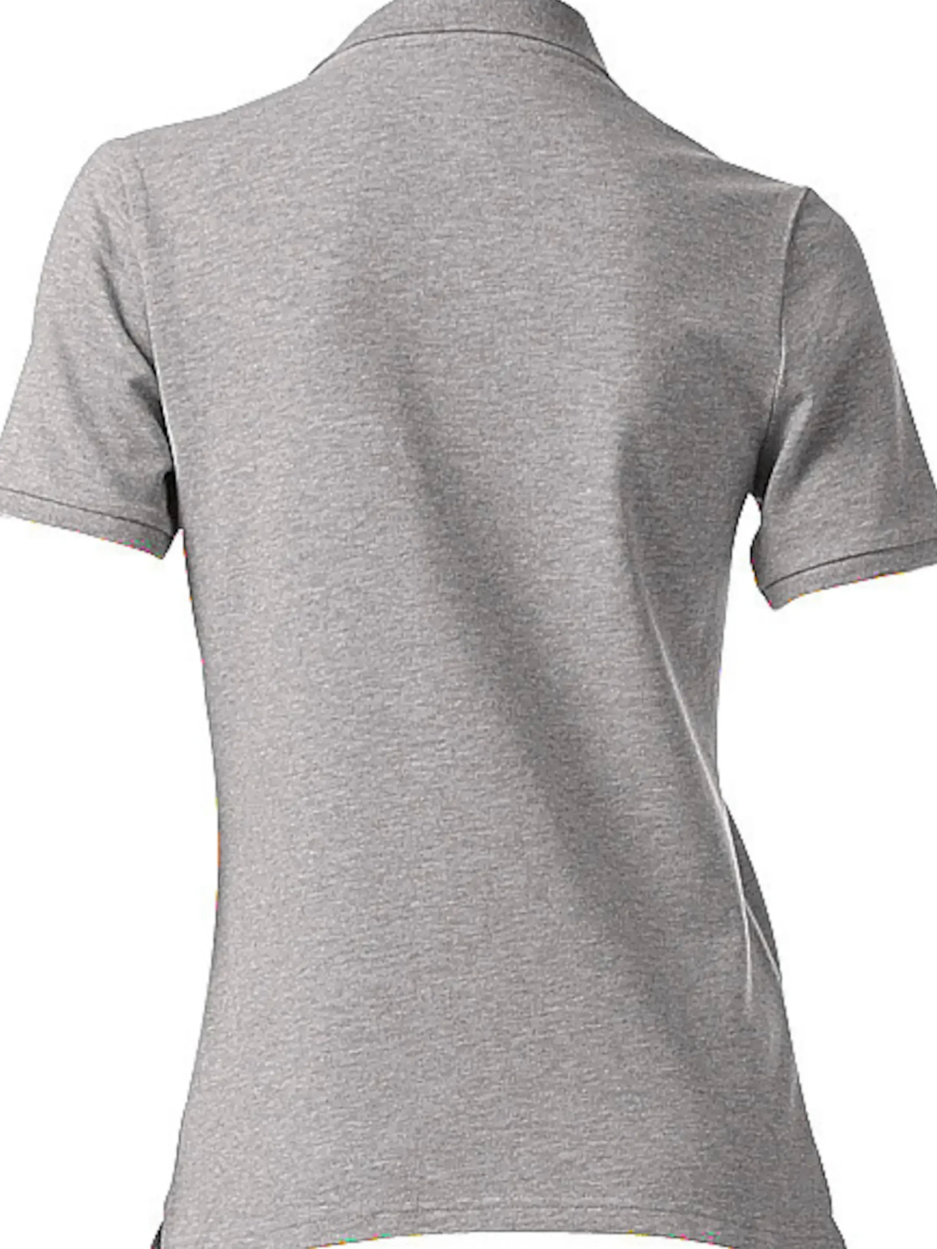 Strandmode|Shirts|heine Poloshirt in Pikee-Qualität grau-melange