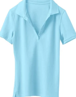 Strandmode|heine Poloshirt in Pikee-Qualität bleu