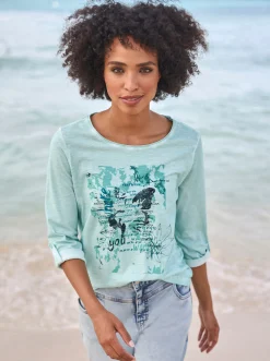 Shirts|heine Print-Shirt kalkmint