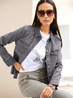 Shirts|heine Print-Shirt weiß