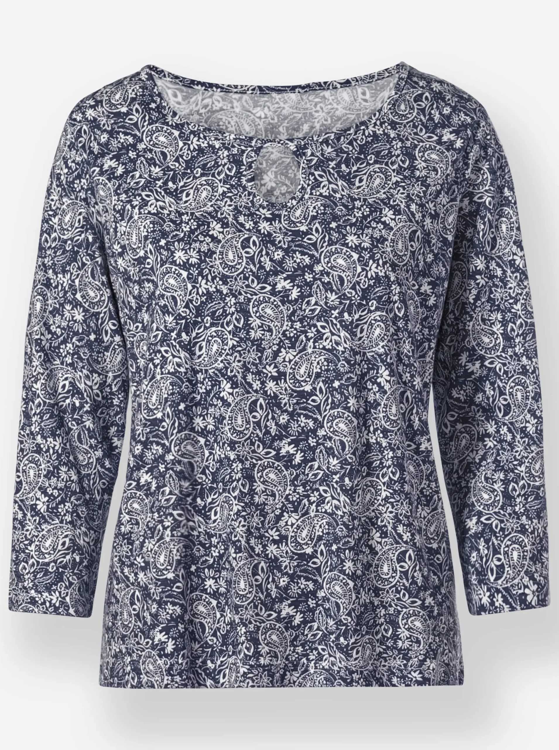 Shirts| Print-Shirt marine-bedruckt