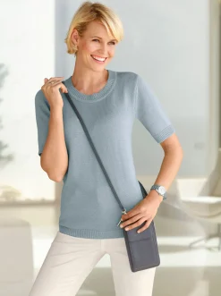 Pullover| Pullover eisblau