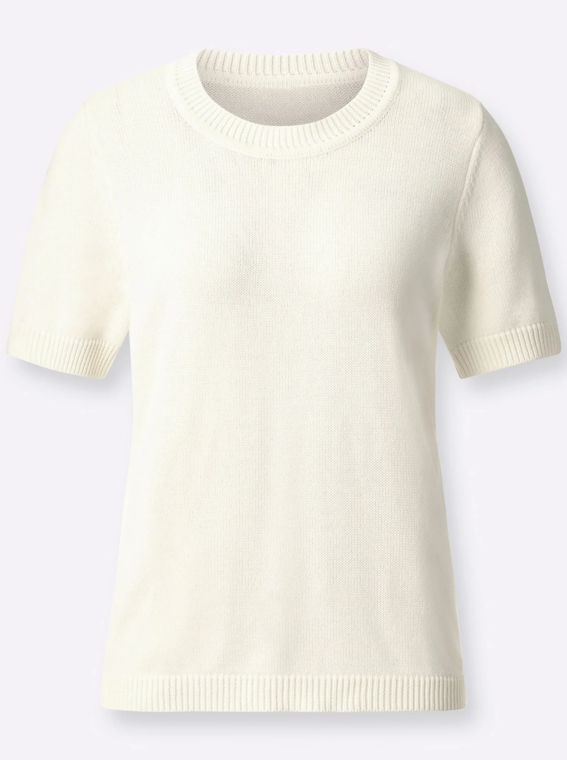 Basics|Pullover| Pullover wollweiß