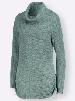 Pullover| Pullover jade-ecru-meliert