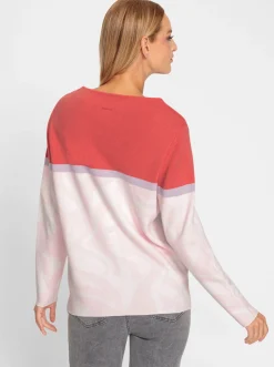 Pullover|heine Pullover grapefruit-flieder-gemustert