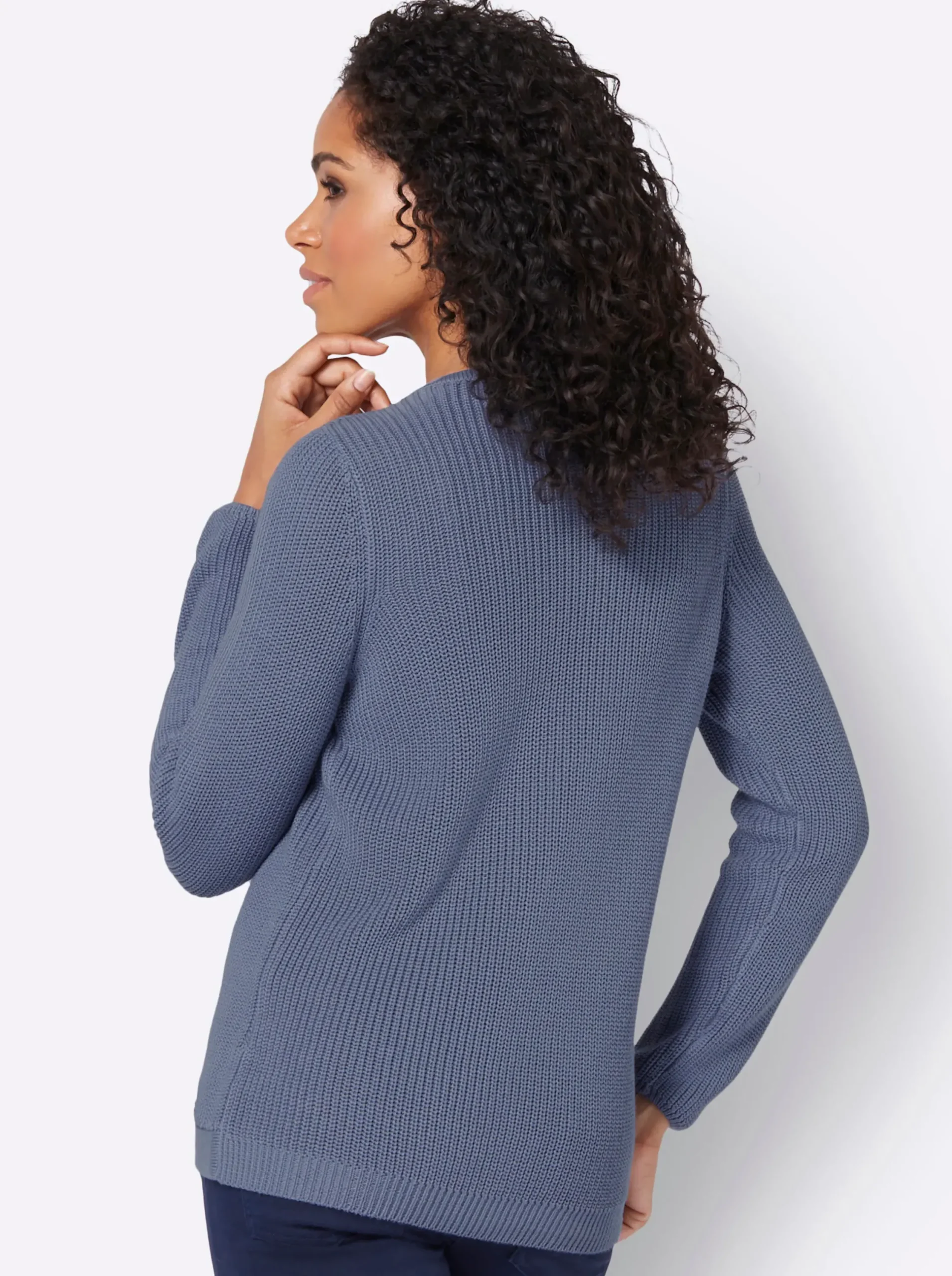 Pullover| Pullover taubenblau