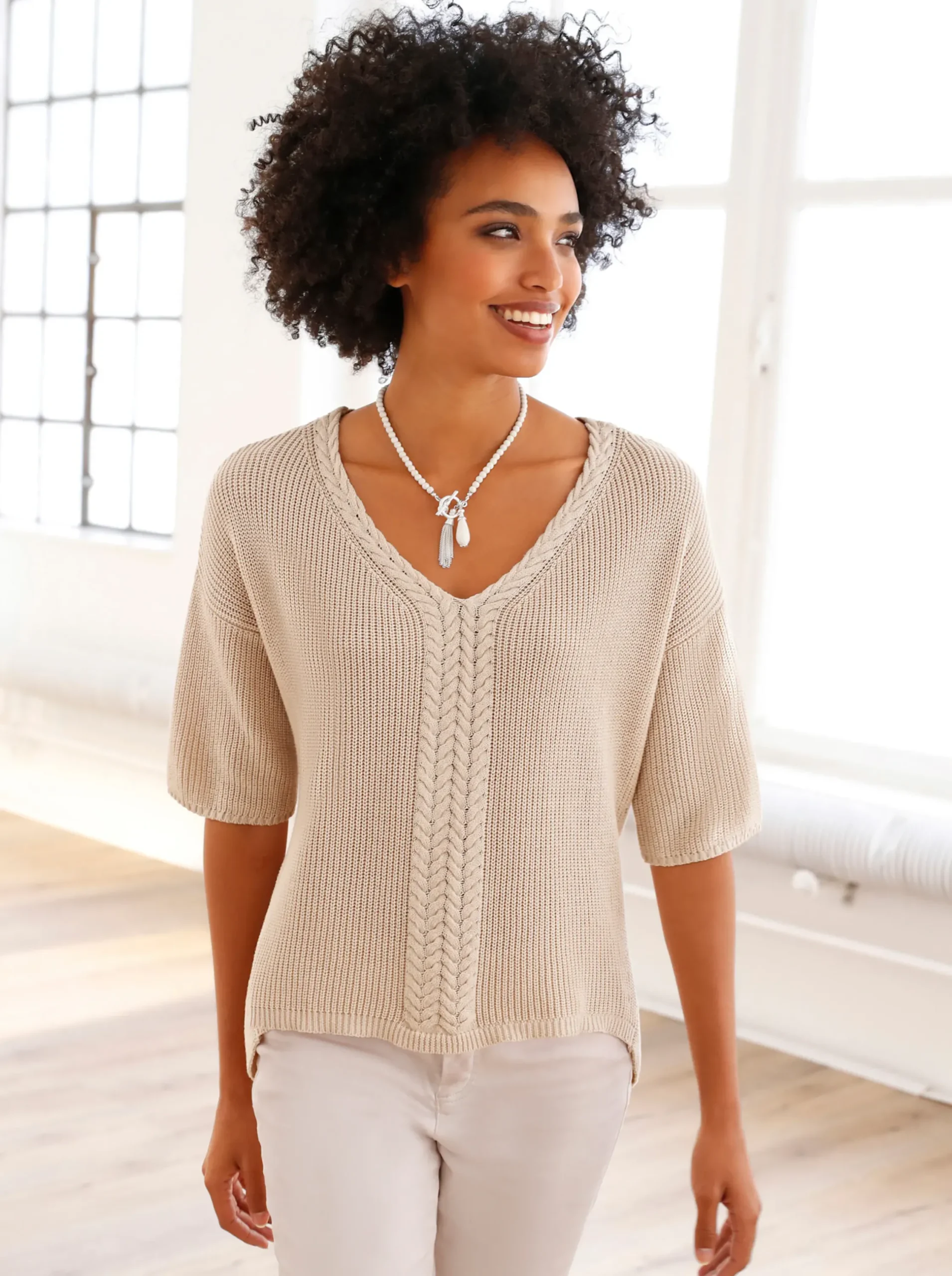 Pullover|heine Pullover elfenbeinfarben