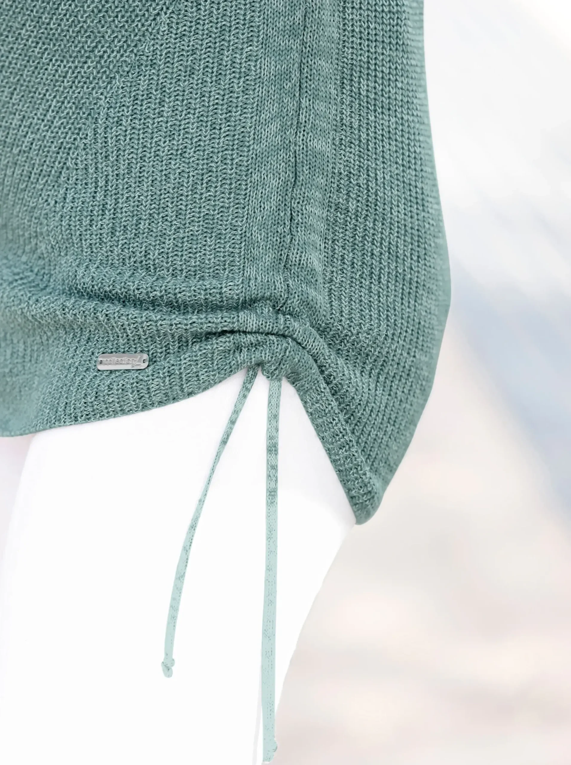 Pullover| Pullover jade-ecru-meliert