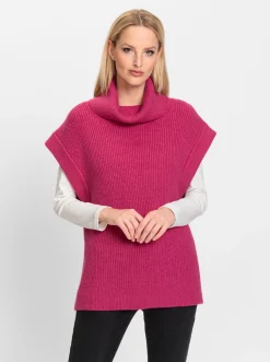 Pullover|heine Pullunder fuchsia-meliert