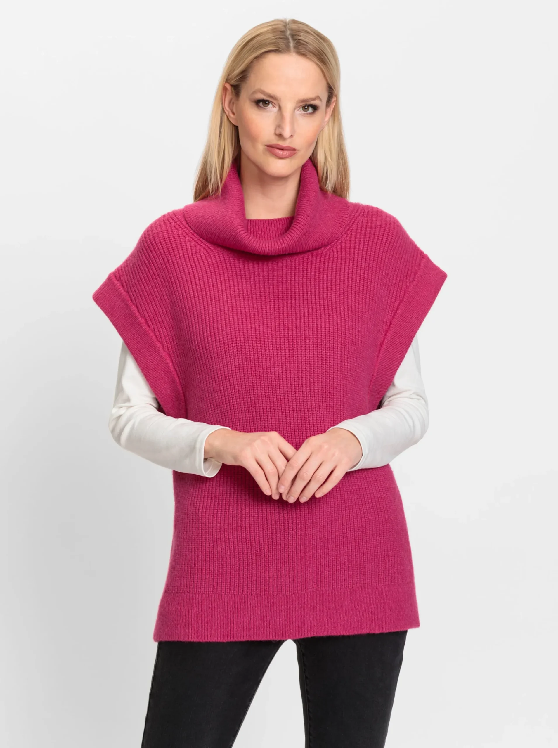 Pullover|heine Pullunder fuchsia-meliert