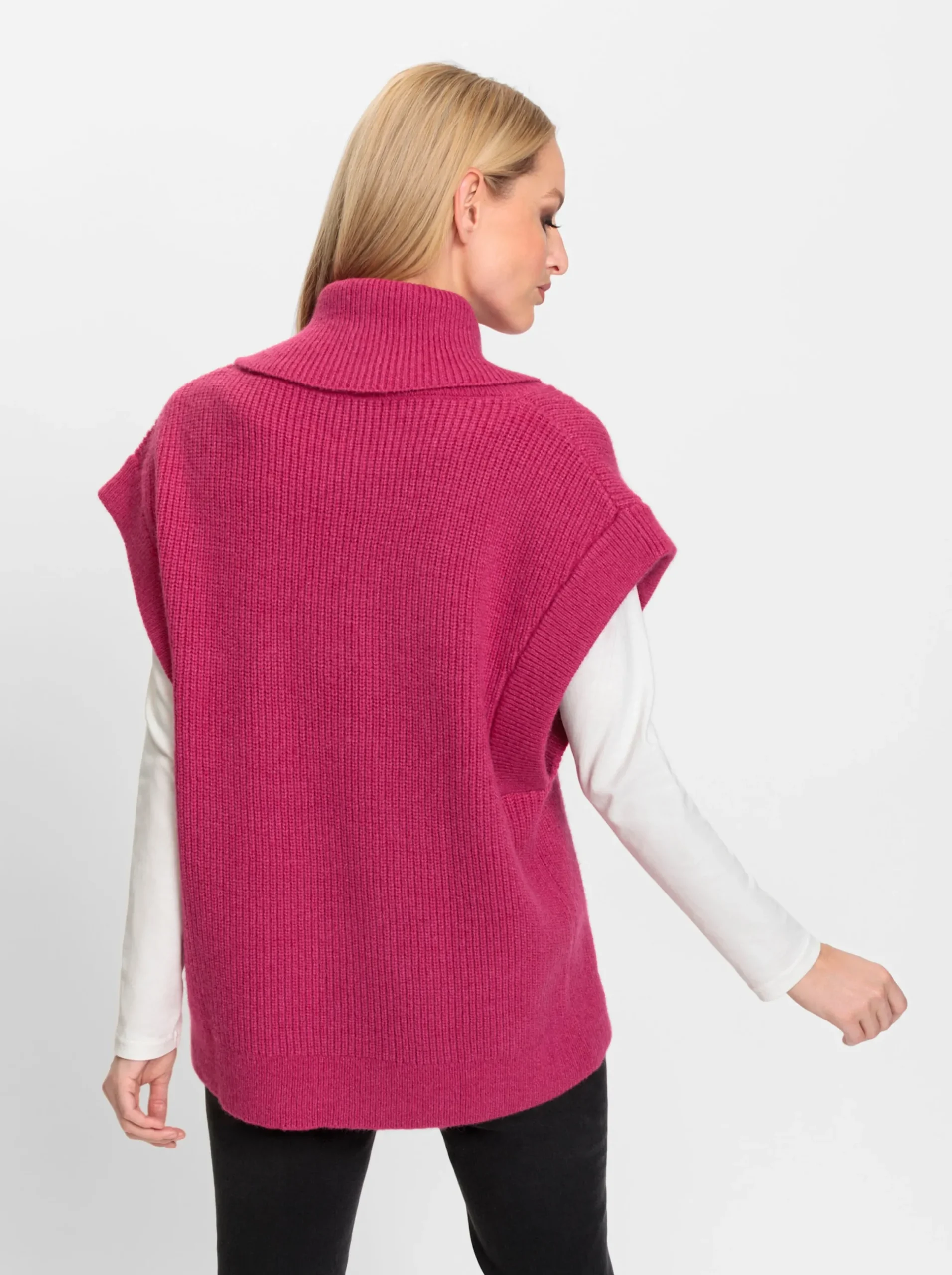 Pullover|heine Pullunder fuchsia-meliert