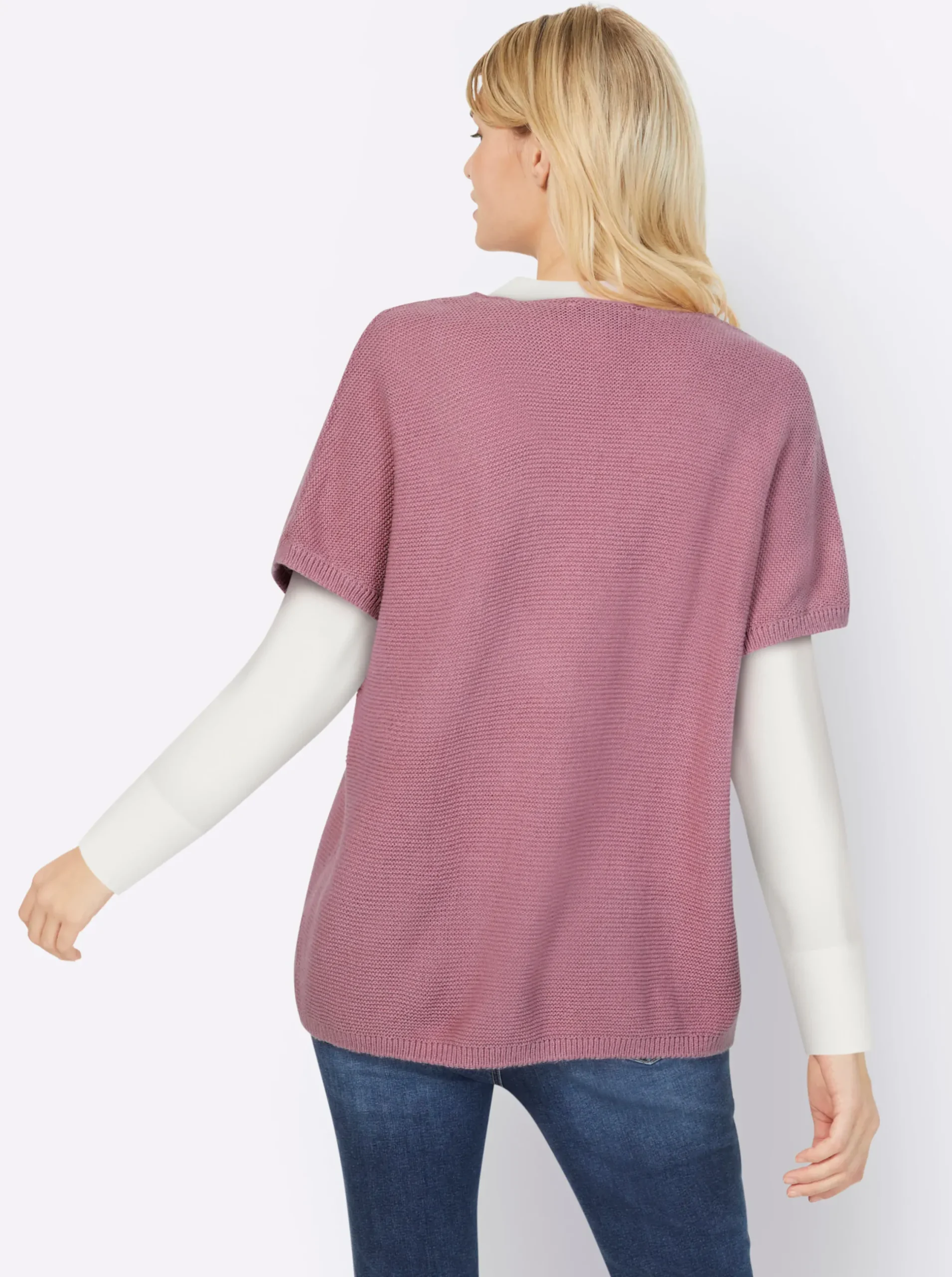 Pullover|heine Pullunder altrosa
