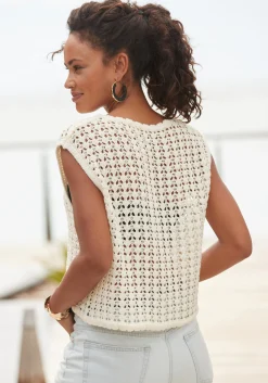 Strandmode|Vivance Pullunder weiß