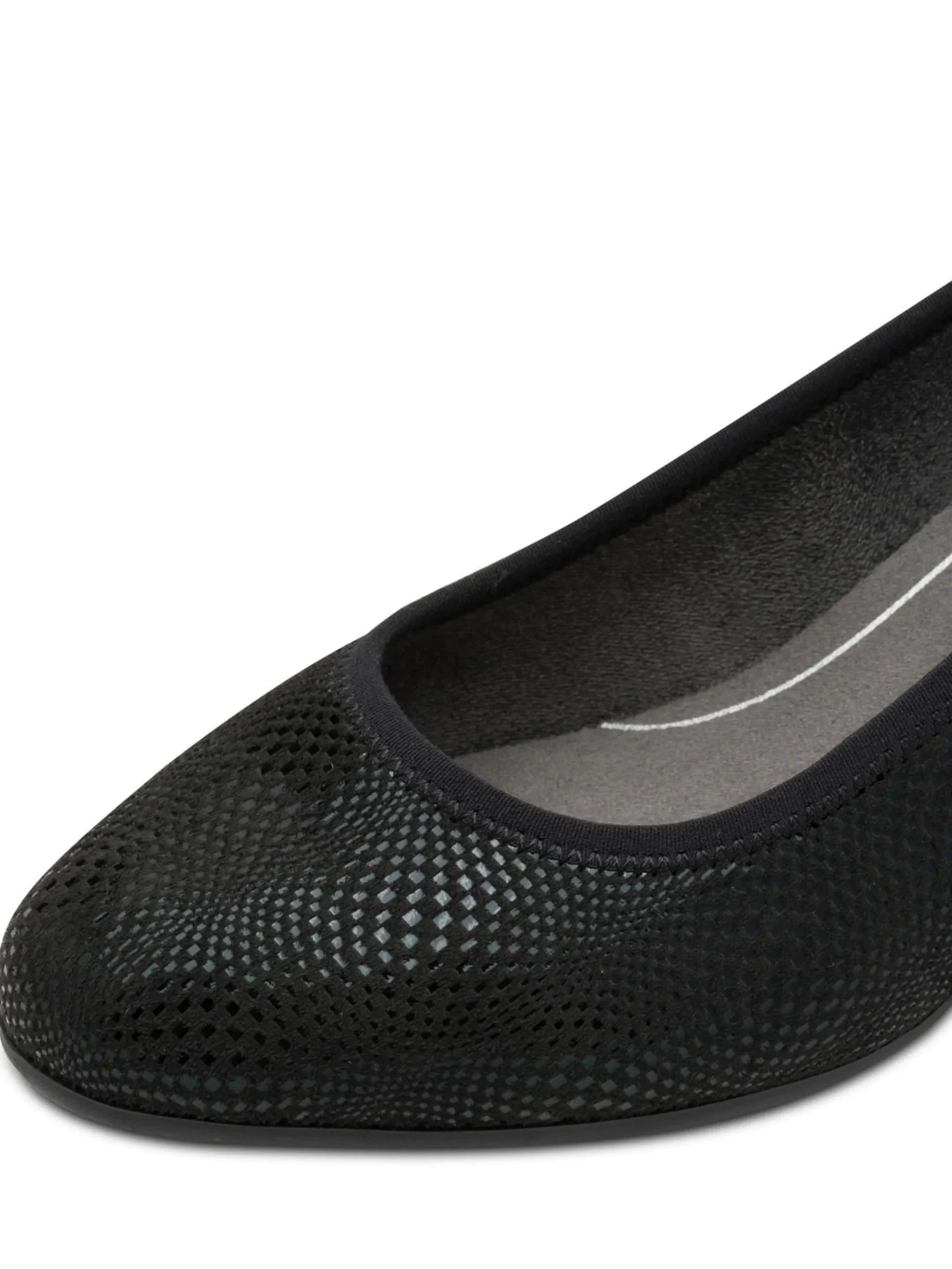 Pumps|Jana Pumps mit Reptil-Prägung schwarz