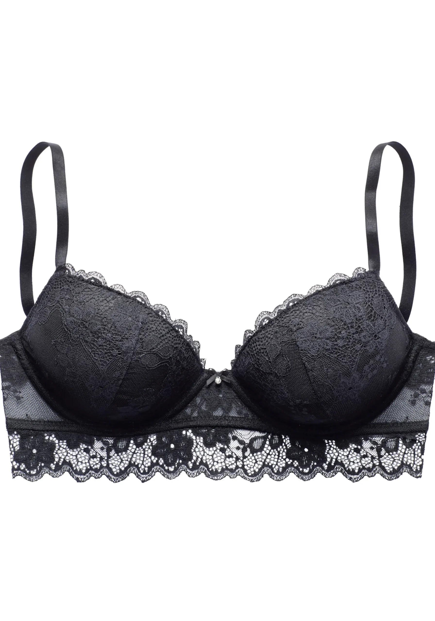 Bhs|Vivance Push-up-BH schwarz
