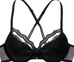 Bhs|petite fleur gold Push-up-BH schwarz