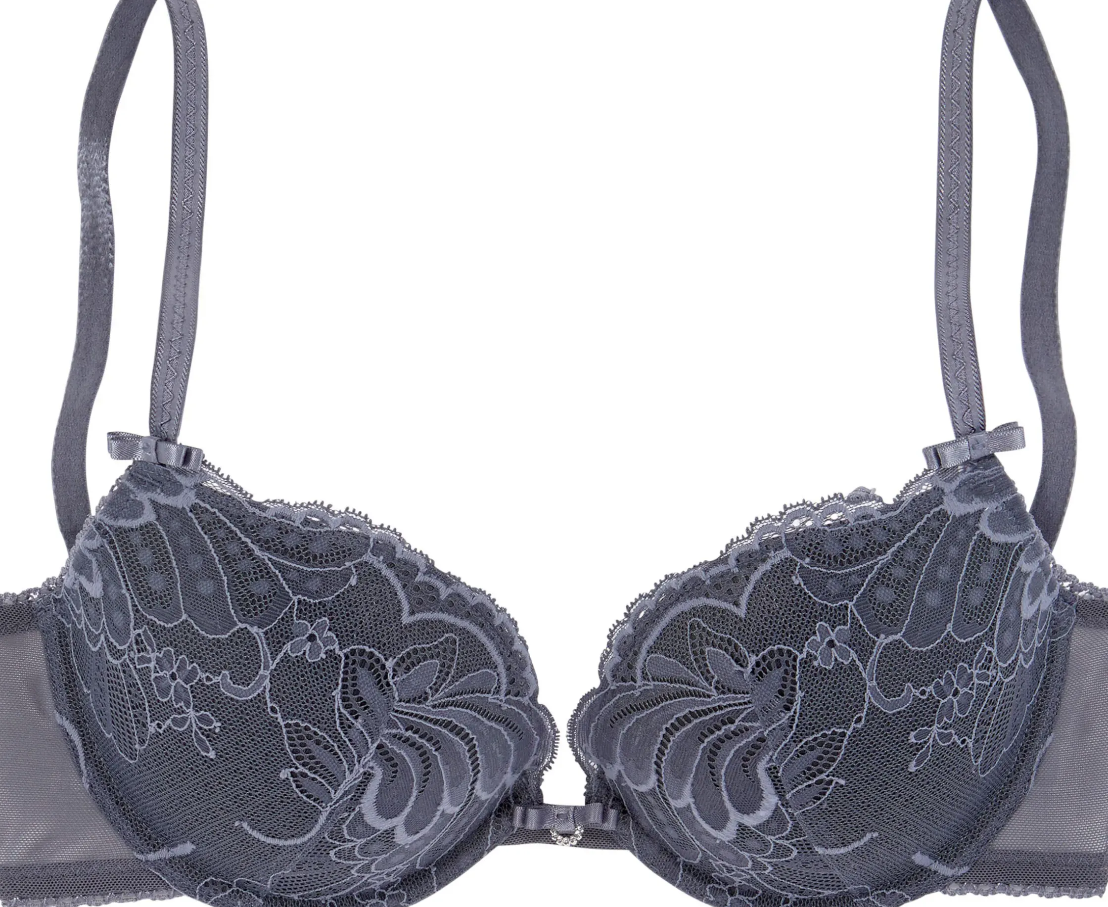 Bhs|LASCANA Push-up-BH graublau