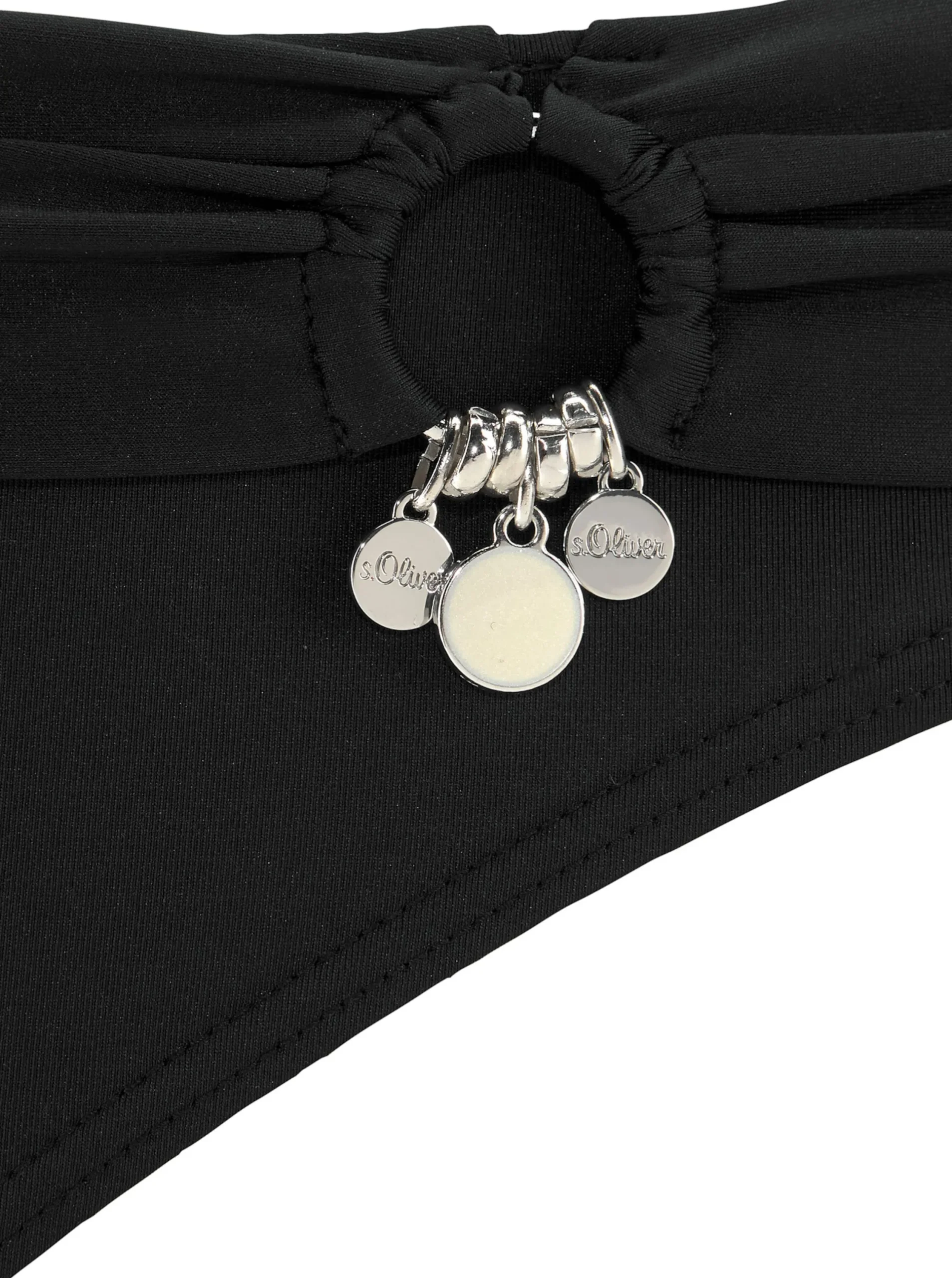 Bikinis|s.Oliver Push-Up-Bikini schwarz