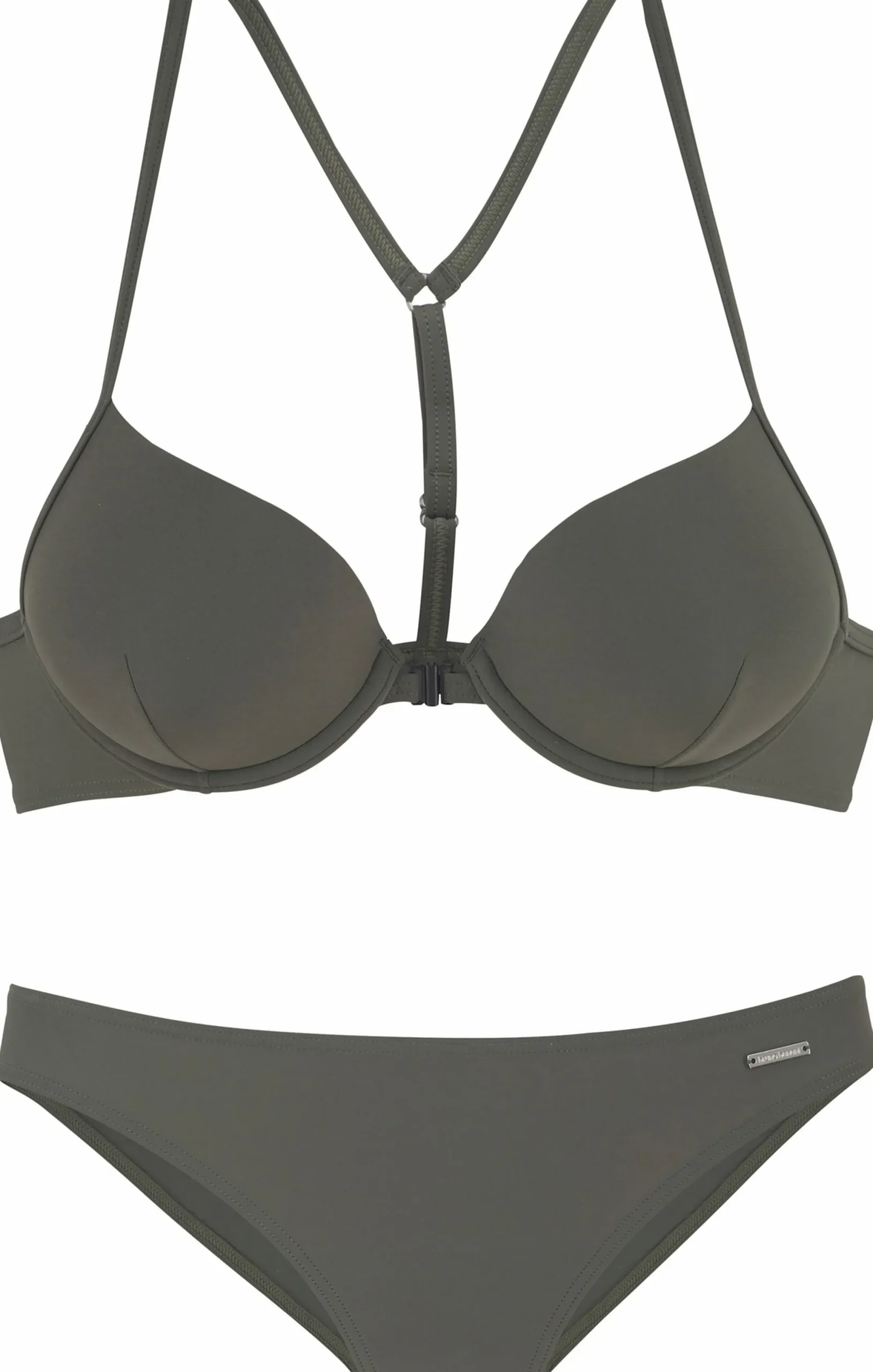 Bikinis|Bruno Banani Push-Up-Bikini oliv