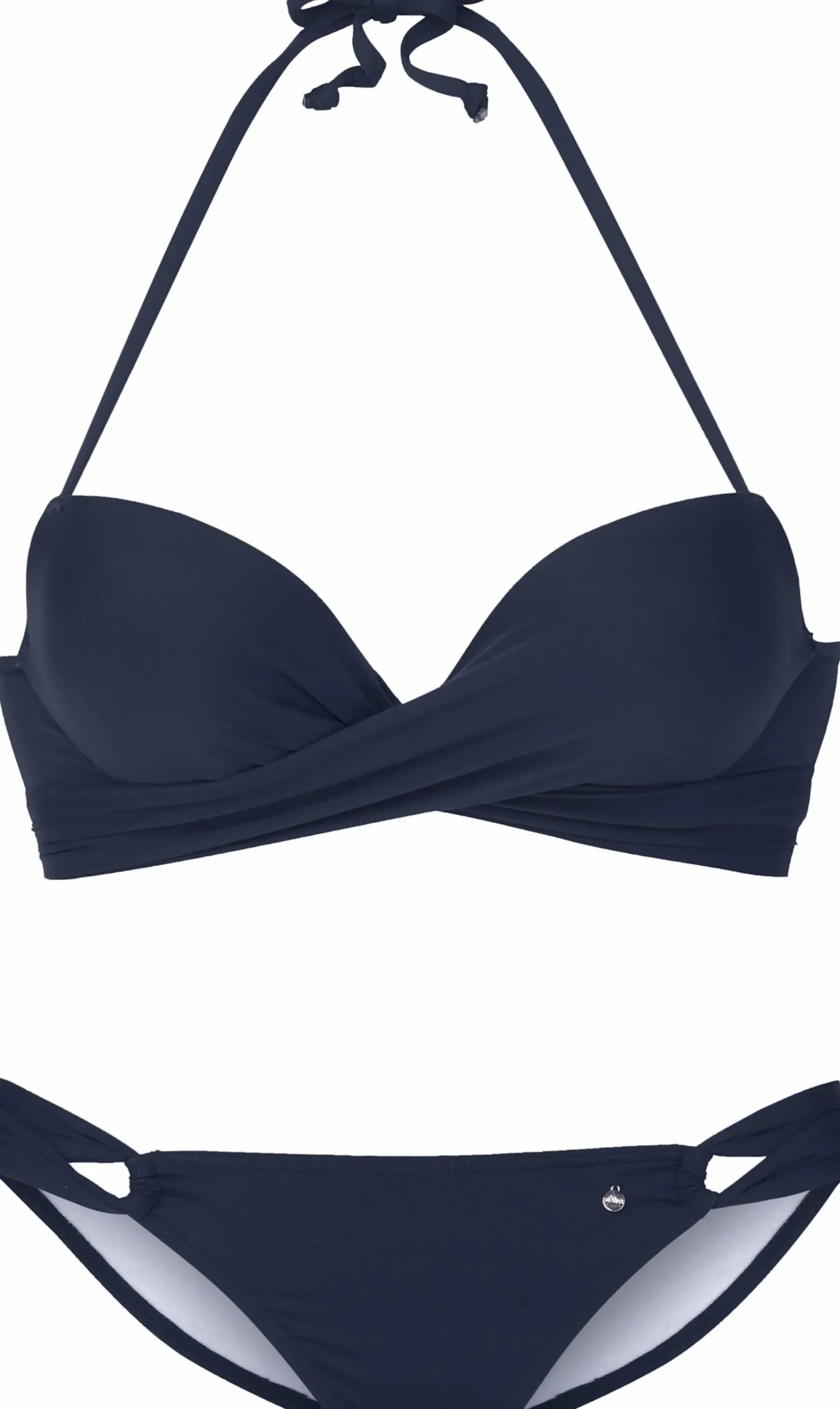 Bikinis|s.Oliver Push-Up-Bikini marine