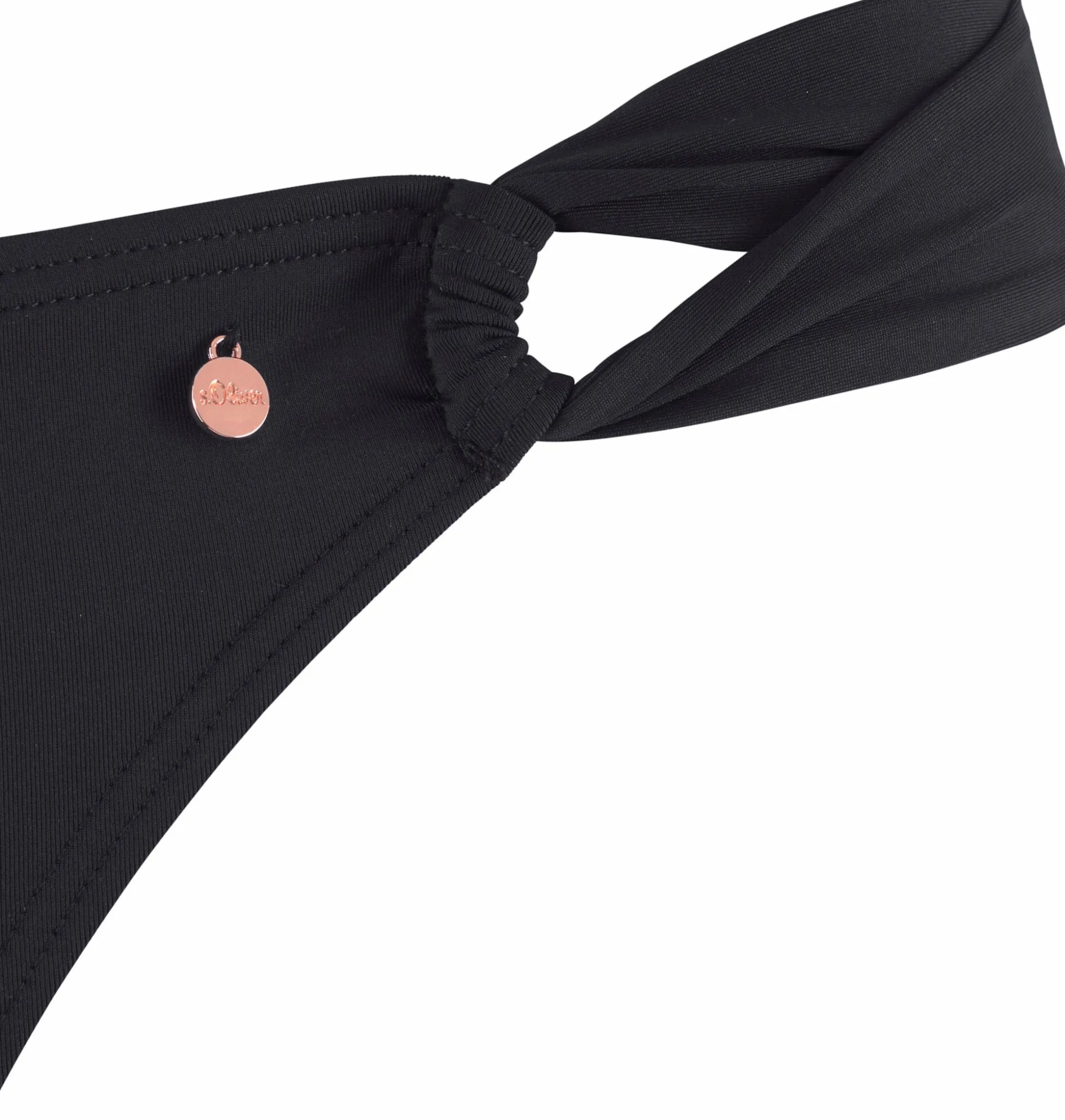 Bikinis|s.Oliver Push-Up-Bikini schwarz