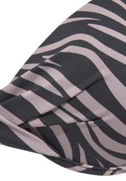 Bikinis|LASCANA Push-Up-Bikini-Top schwarz-bedruckt