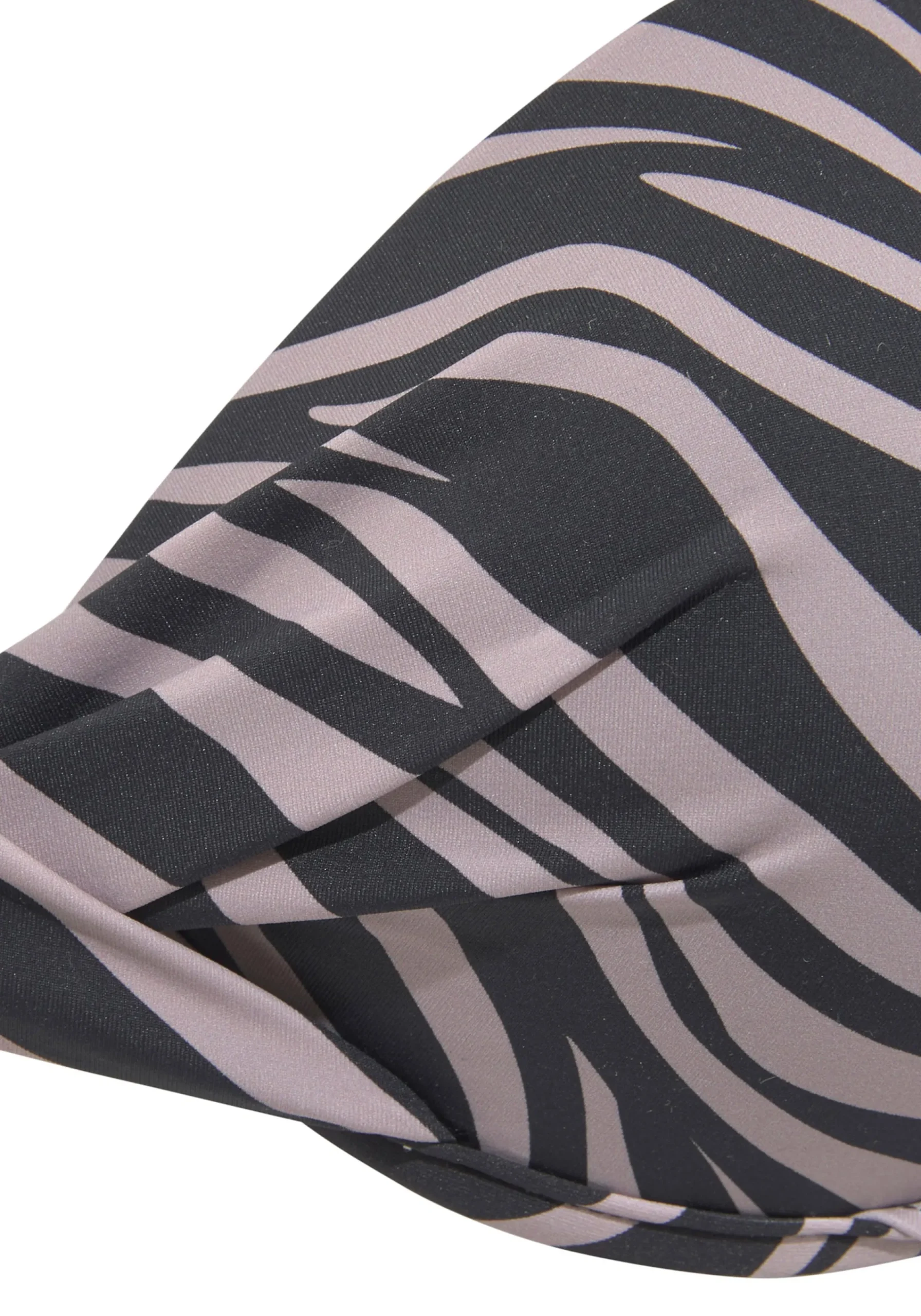 Bikinis|LASCANA Push-Up-Bikini-Top schwarz-bedruckt