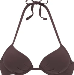 Bikinis|s.Oliver Push-Up-Bikini-Top braun