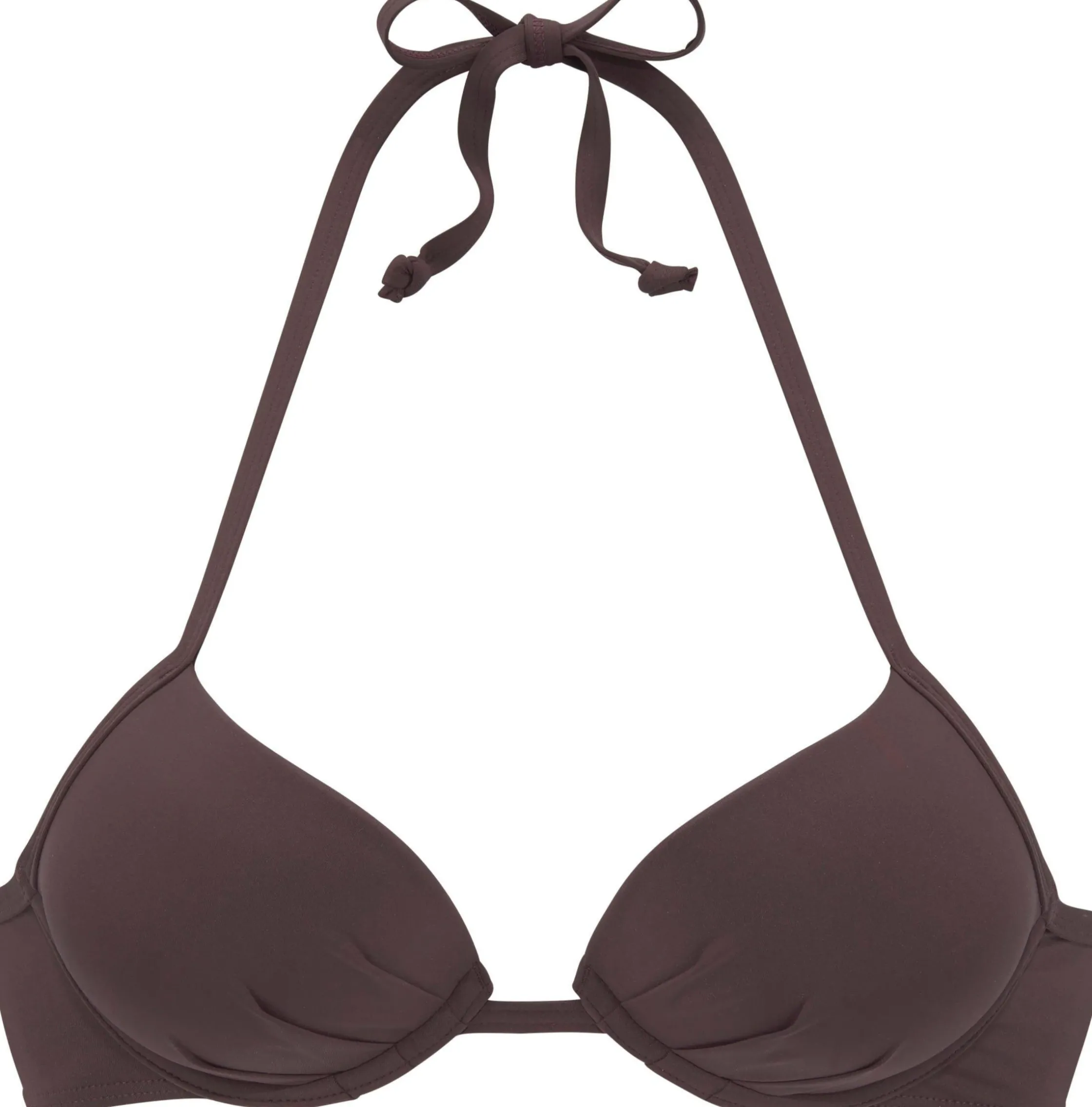 Bikinis|s.Oliver Push-Up-Bikini-Top braun