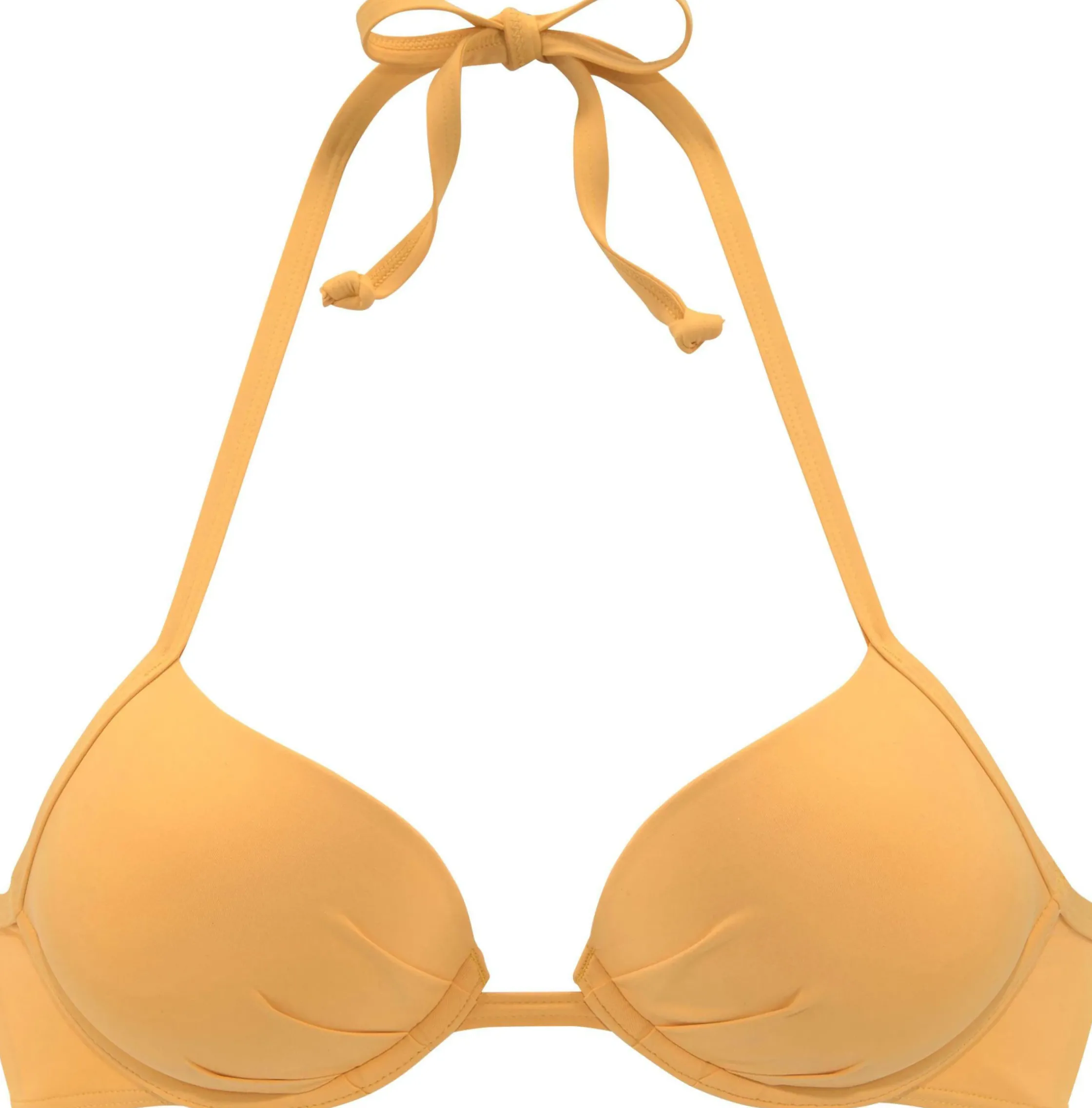 Bikinis|s.Oliver Push-Up-Bikini-Top gelb