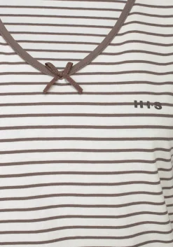 Nachtwäsche|H.I.S Pyjama creme-taupe