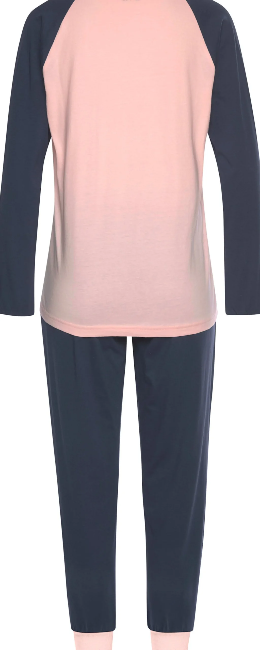 Nachtwäsche|KangaROOS Pyjama rosa-dunkelblau