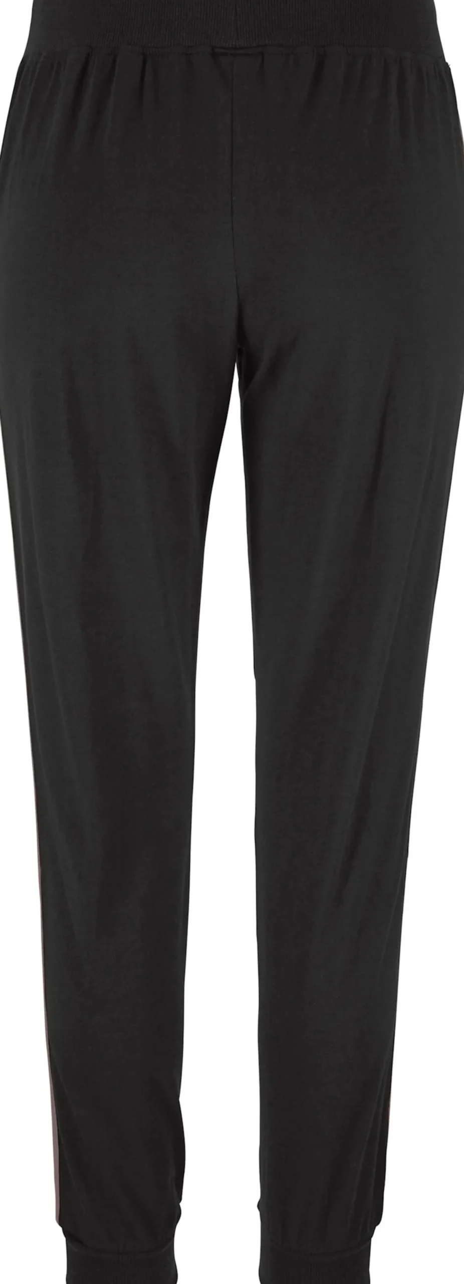 Nachtwäsche|Buffalo Pyjama mauve-schwarz