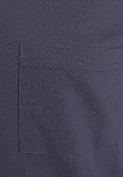 Nachtwäsche|Vivance Dreams Pyjama dunkelblau-gemustert