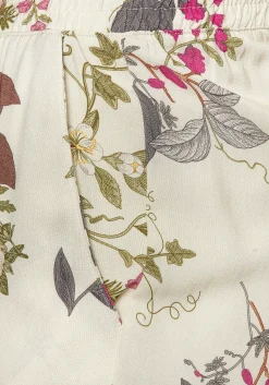 Nachtwäsche|LASCANA Pyjama ecrugeblümt