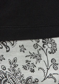 Nachtwäsche|Vivance Dreams Pyjama weißpaisley
