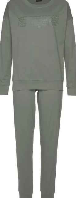Nachtwäsche|KangaROOS Pyjama khaki