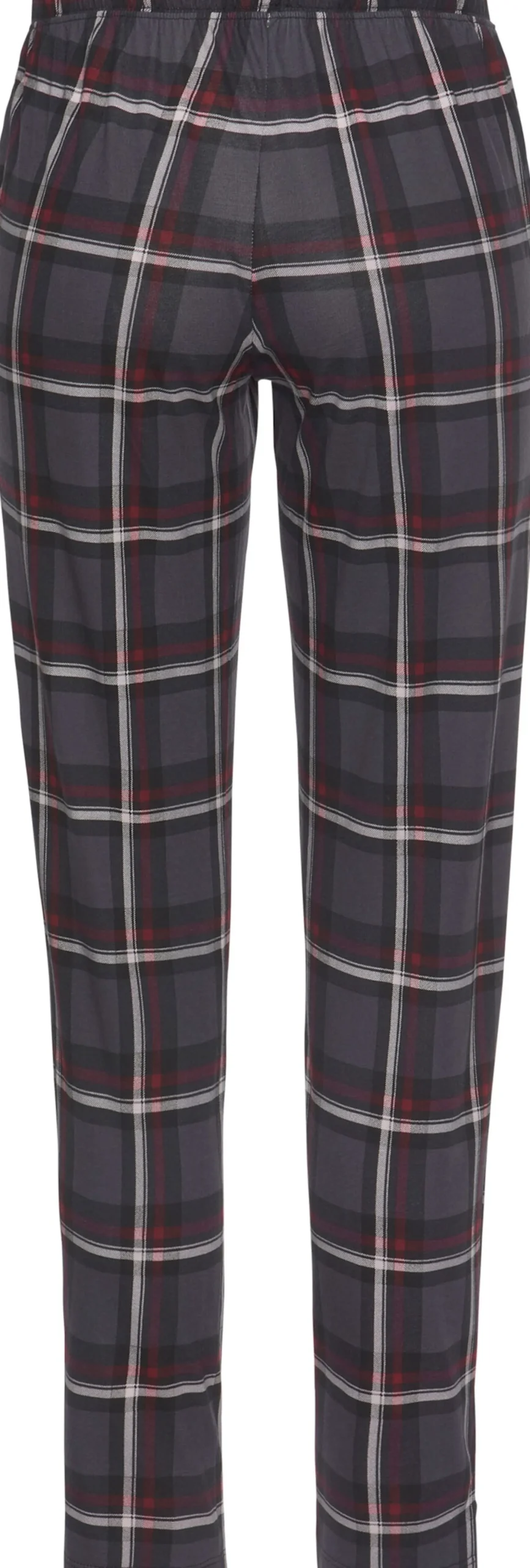 Nachtwäsche|s.Oliver Pyjamahose bordeaux-kariert