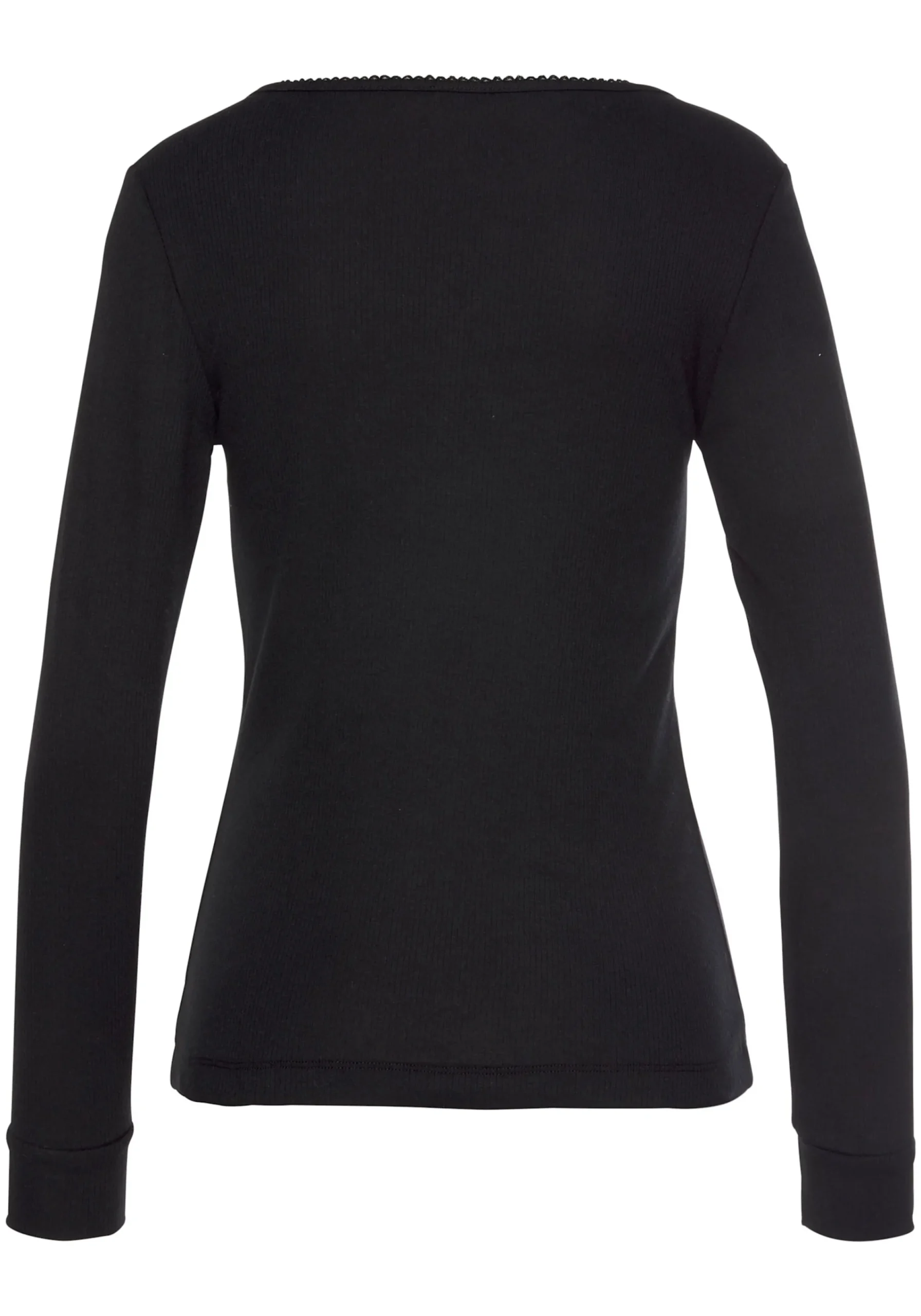 Nachtwäsche|Homewear|LASCANA Pyjamaoberteil schwarz