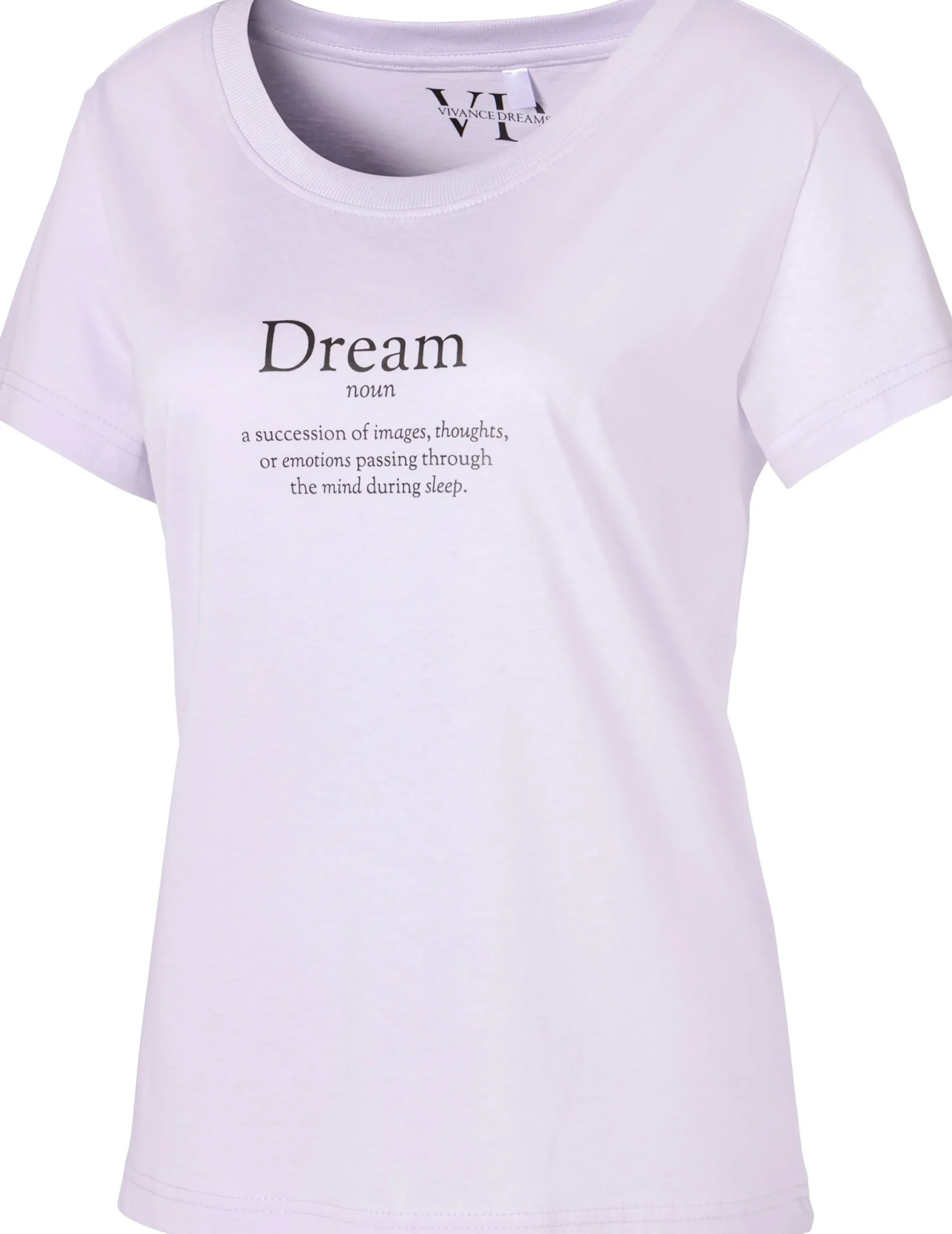 Nachtwäsche|Vivance Dreams Pyjamaoberteil violett