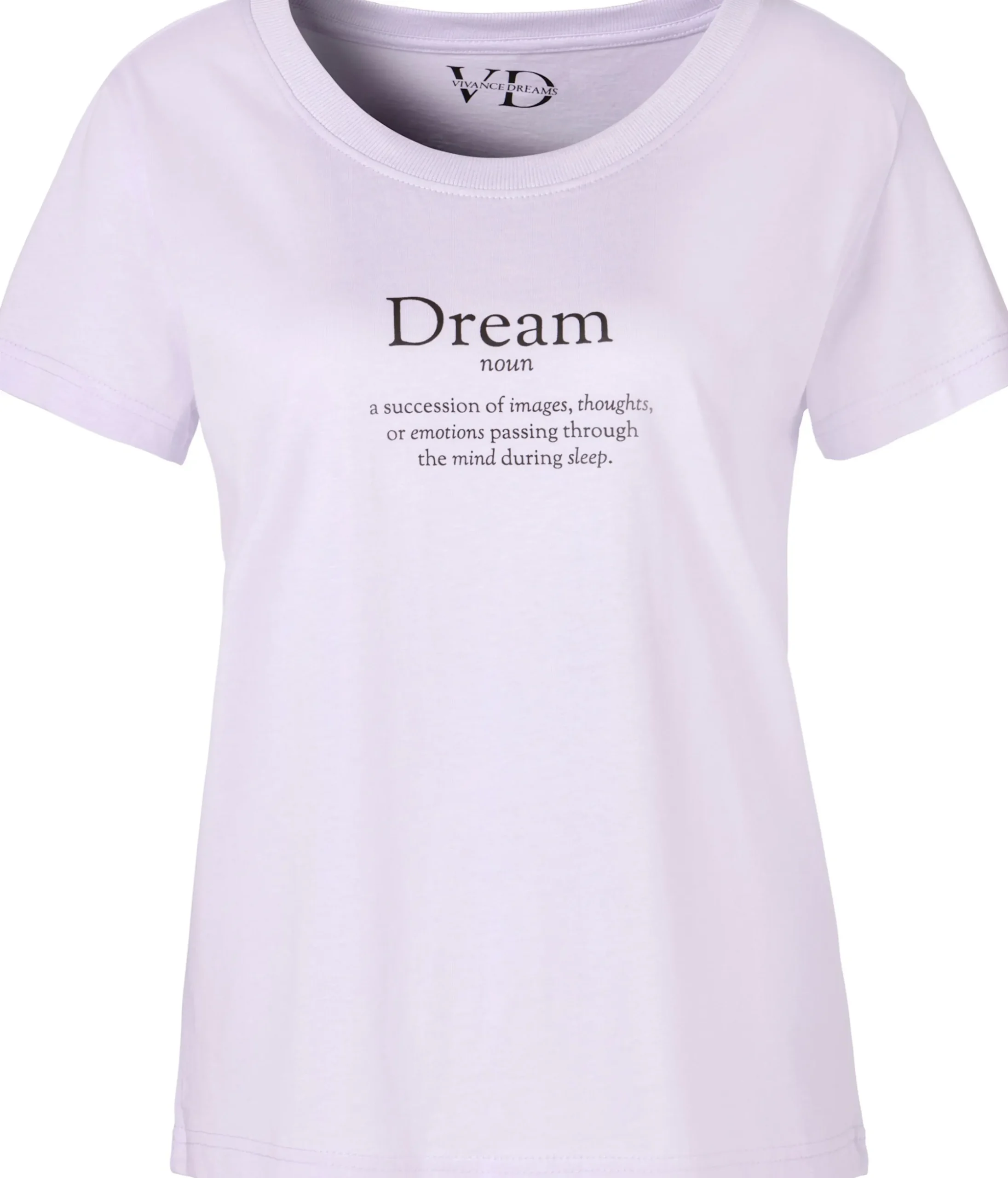 Nachtwäsche|Vivance Dreams Pyjamaoberteil violett