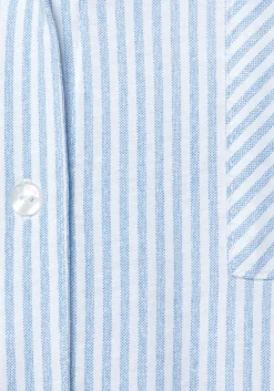 Nachtwäsche|s.Oliver Pyjamaoberteil himmelblau-gestreift