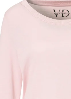 Nachtwäsche|Vivance Dreams Pyjamaoberteil hellrosa