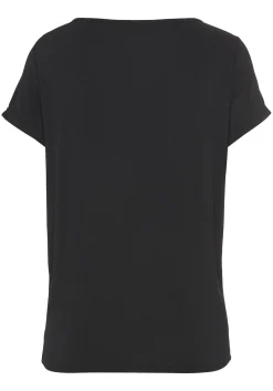 Strandmode|Shirts|LASCANA Pyjamaoberteil schwarz