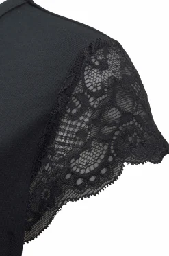 Strandmode|Shirts|LASCANA Pyjamaoberteil schwarz