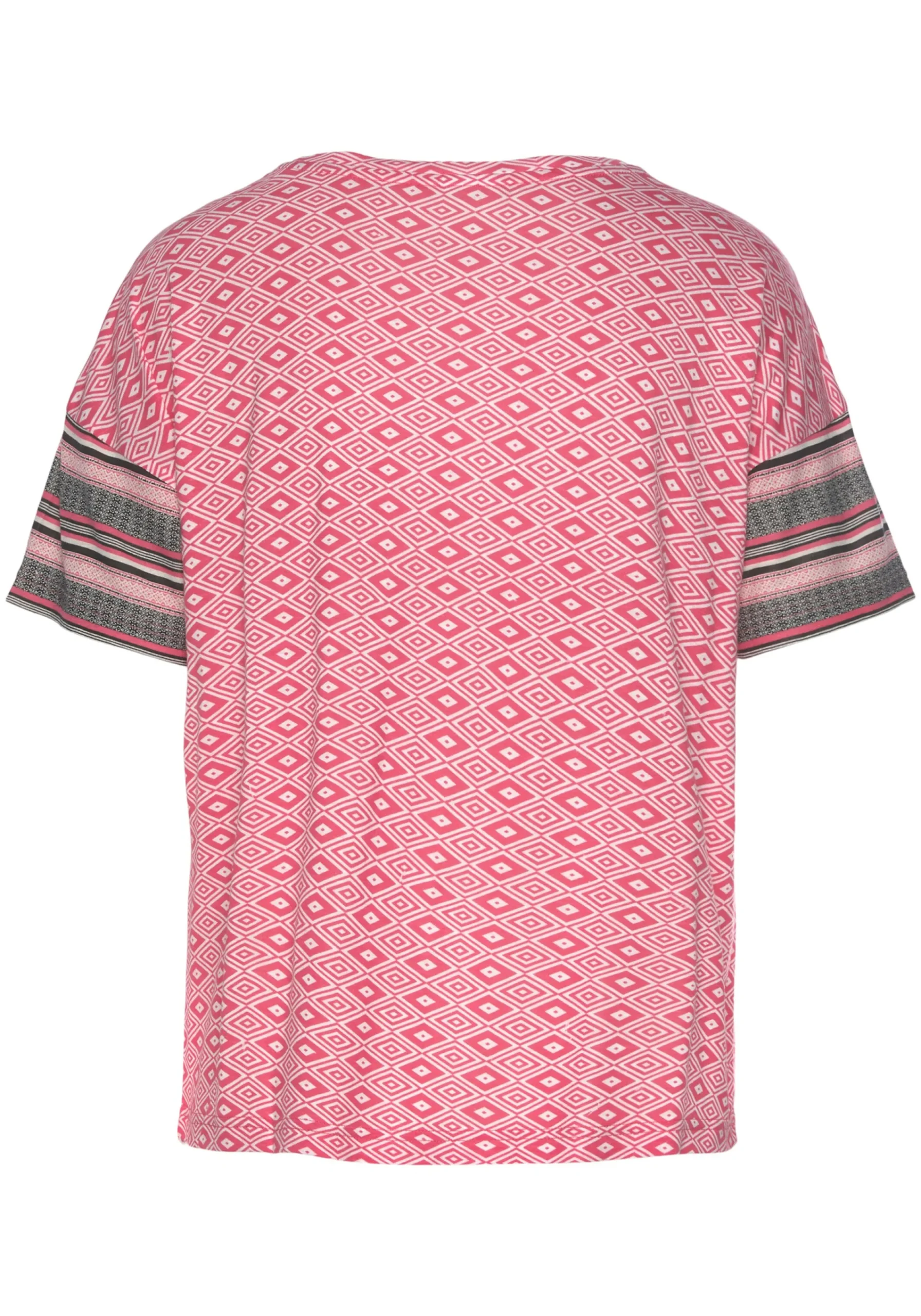 Shirts|Vivance Dreams Pyjamaoberteil pinkgemustert