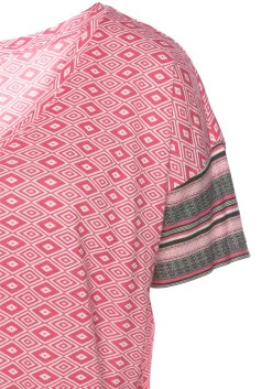 Shirts|Vivance Dreams Pyjamaoberteil pinkgemustert